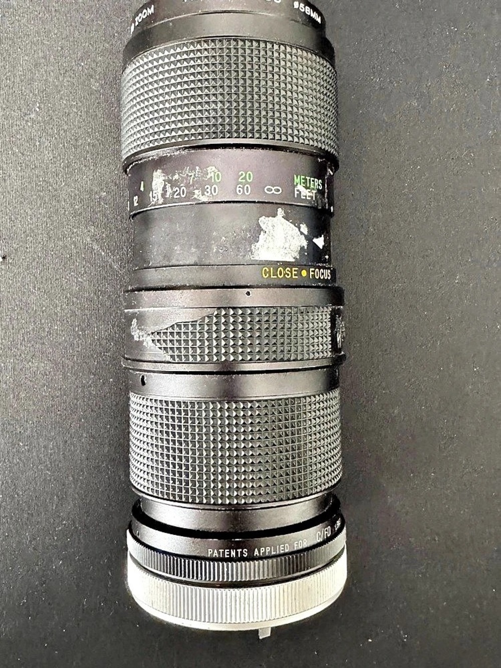 Vivitar 75-205mm f3.8 Close Focus Macro Zoom Lens Canon C FD Mount